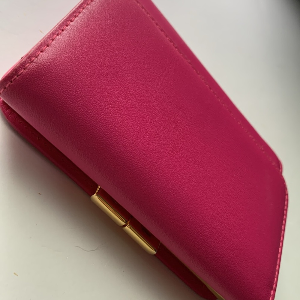 Elegant Pink Magenta Women's Wallet Coin Card Holder ID
